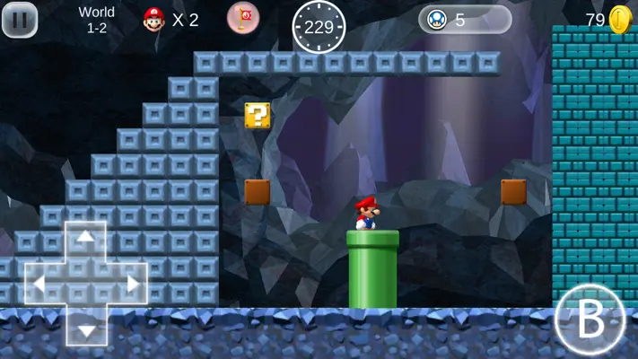 Super Mario 2 HD android App screenshot 1